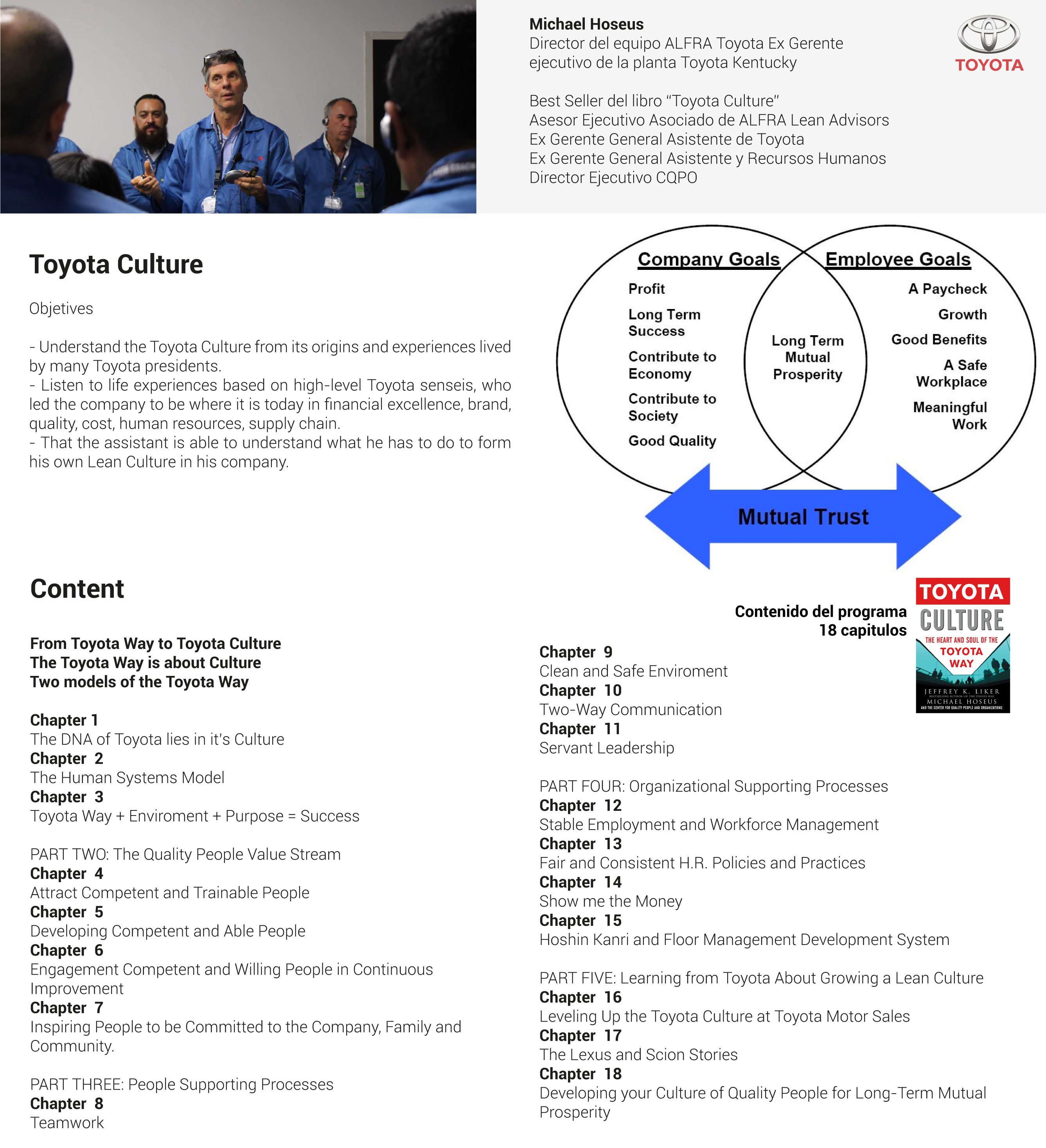 Toyota Culture 18 Chapters – ALFRA Lean Advisors